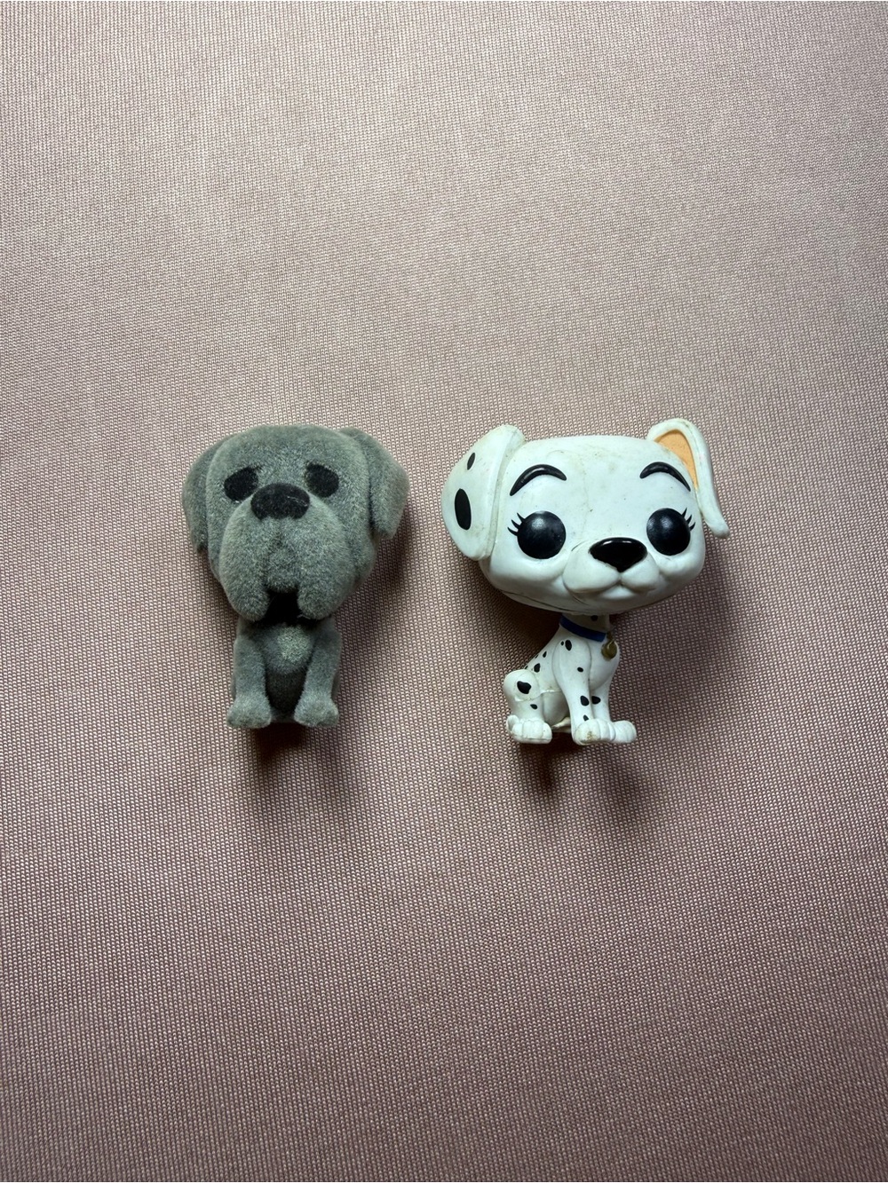2 Mini Funko Pop Dog Figurines Figures 101 Dalmatians Harry Potter Flocked Fang